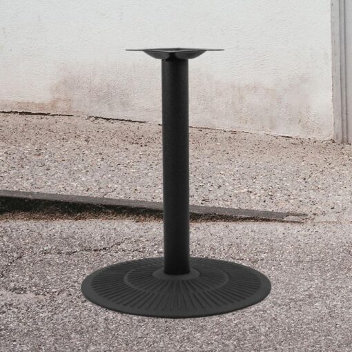 910 Series Black 22" Cast Iron Table Base