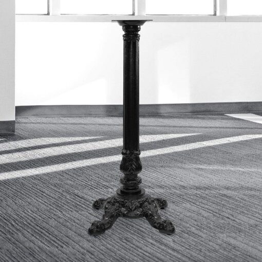 B8C5-S Bar Height Base with Black Semi-Gloss Finish