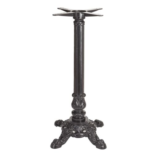 B8C5-S Bar Height Base with Black Semi-Gloss Finish