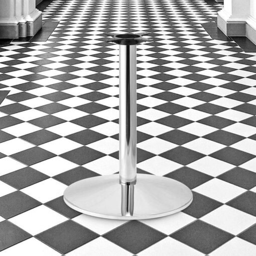 22" 300 Series Polished Chrome Table Base