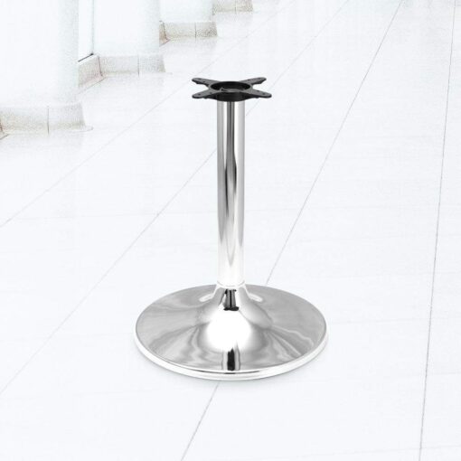 22" 850 Series Polished Chrome Table Base