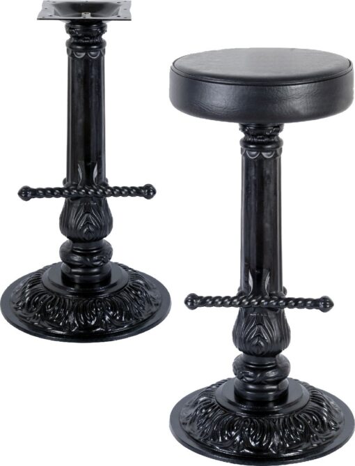 Ornamental Cast Iron Bar Stool Bases