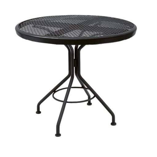 Woodard 30" Round In Stock Mesh Top Table