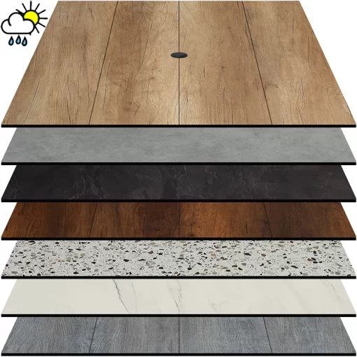 HPL Outdoor Restaurant Table Tops