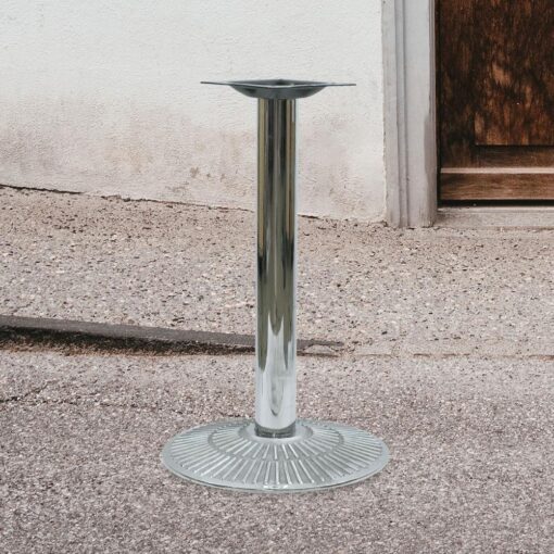 910 Series 17" Polished Chrome Table Base