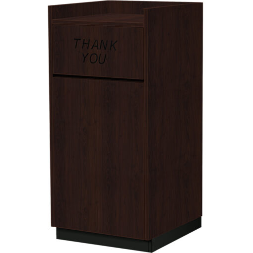 Prestige Walnut Waste Receptacle #C8540