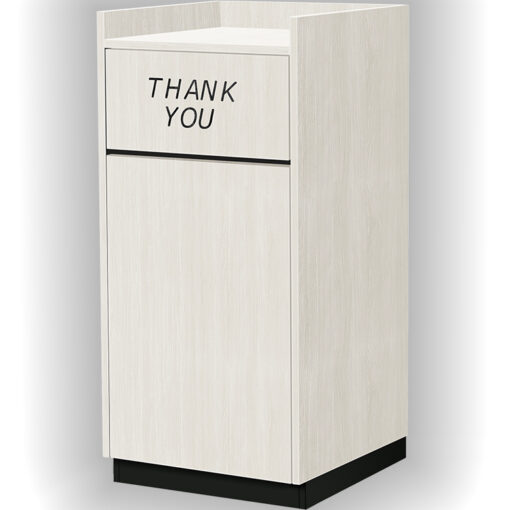 White Ash Waste Receptacle #C8540