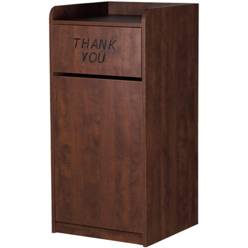 Walnut Waste Receptacle #M8520