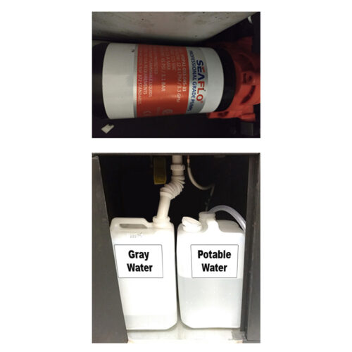 Portable Sinks Inside View
